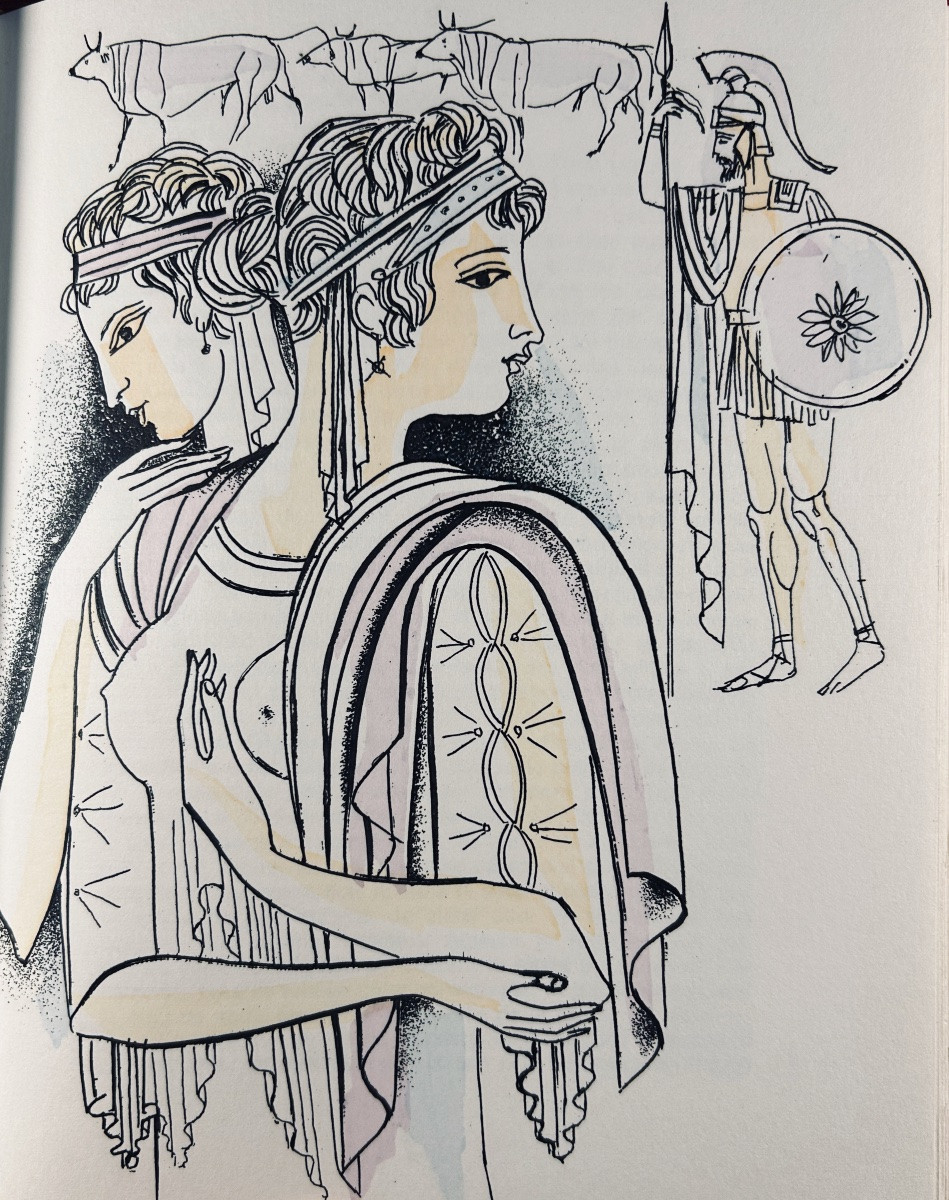 OVIDE - Les métamorphoses. Club du Livre, 1981, illustrations de DIMANOV et reliures d'éditeur.-photo-2