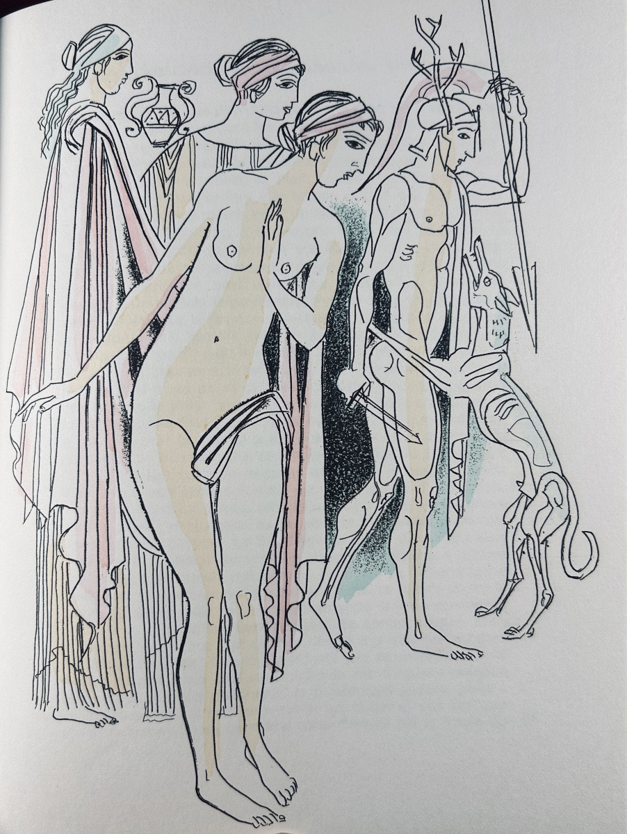 OVIDE - Les métamorphoses. Club du Livre, 1981, illustrations de DIMANOV et reliures d'éditeur.-photo-3