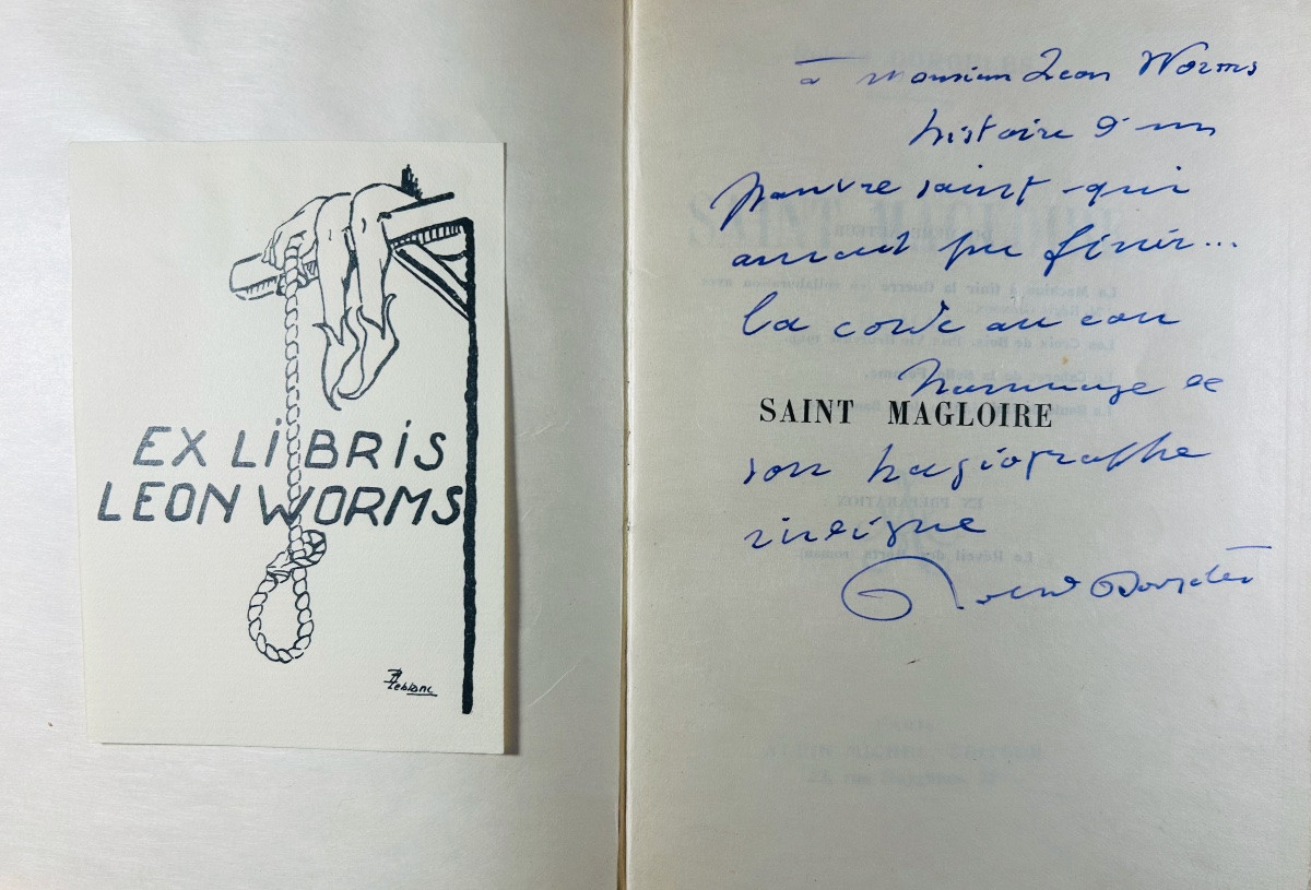 Dorgelès (roland) - Saint Magloire. Albin Michel, 1922, Copy On Japon Paper With Slipcase.-photo-8