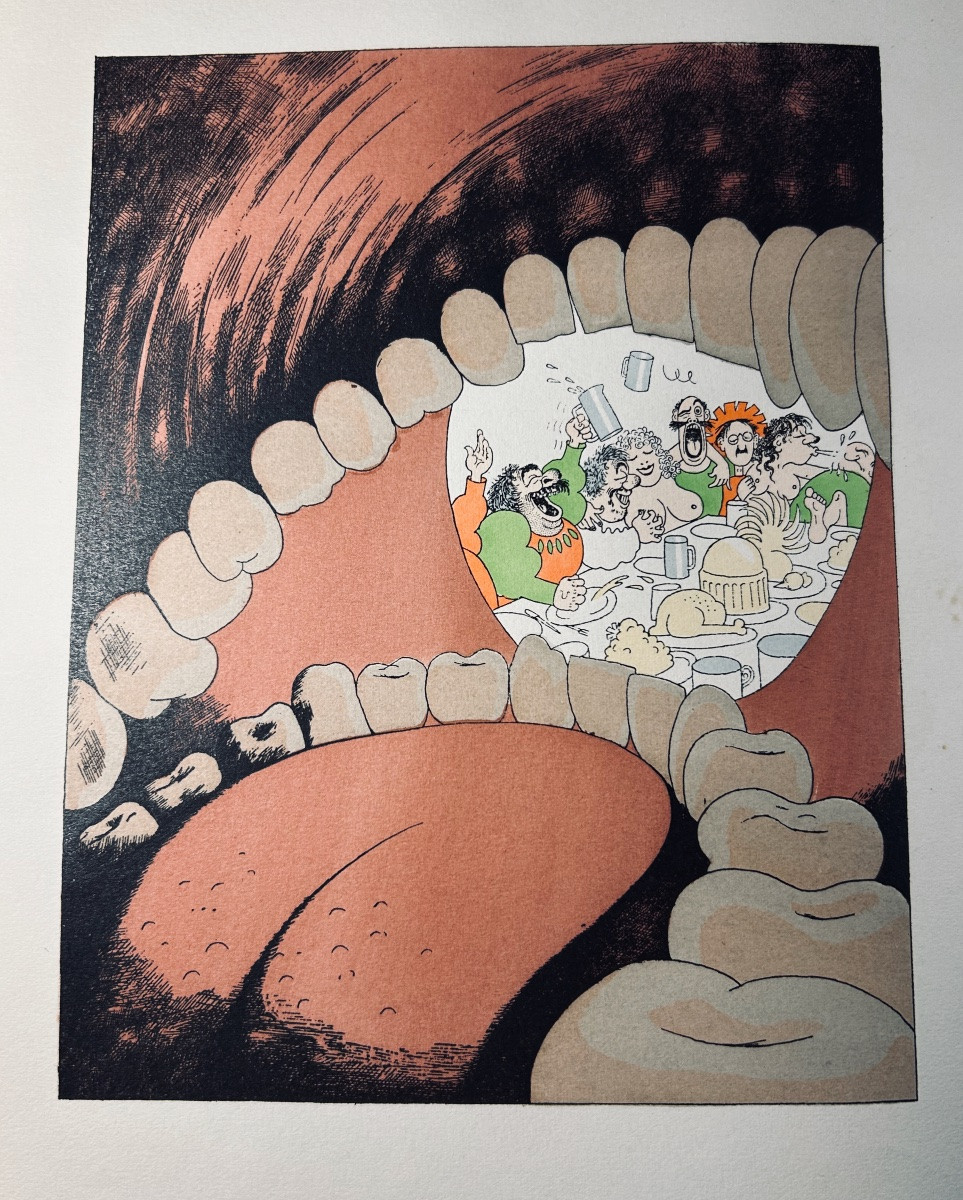 [DUBOUT] - RABELAIS - Gargantua et Pantagruel. Gibert Jeune, Librairie d'Amateurs, 1957, 2 vol.-photo-2