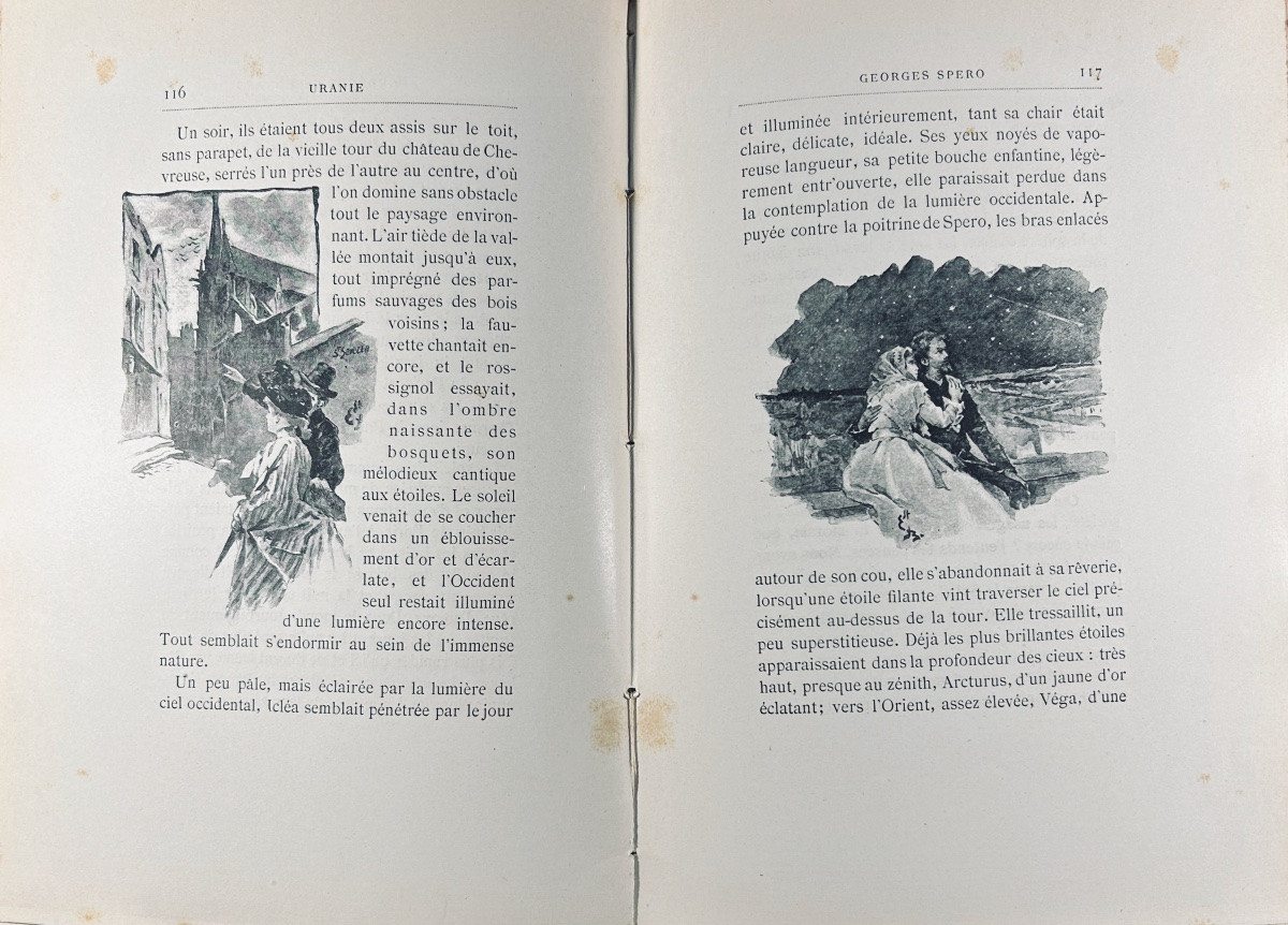 FLAMMARION (Camille) - Uranie. Marpon et Flammarion, 1889, cartonnage d'éditeur, illustré.-photo-2