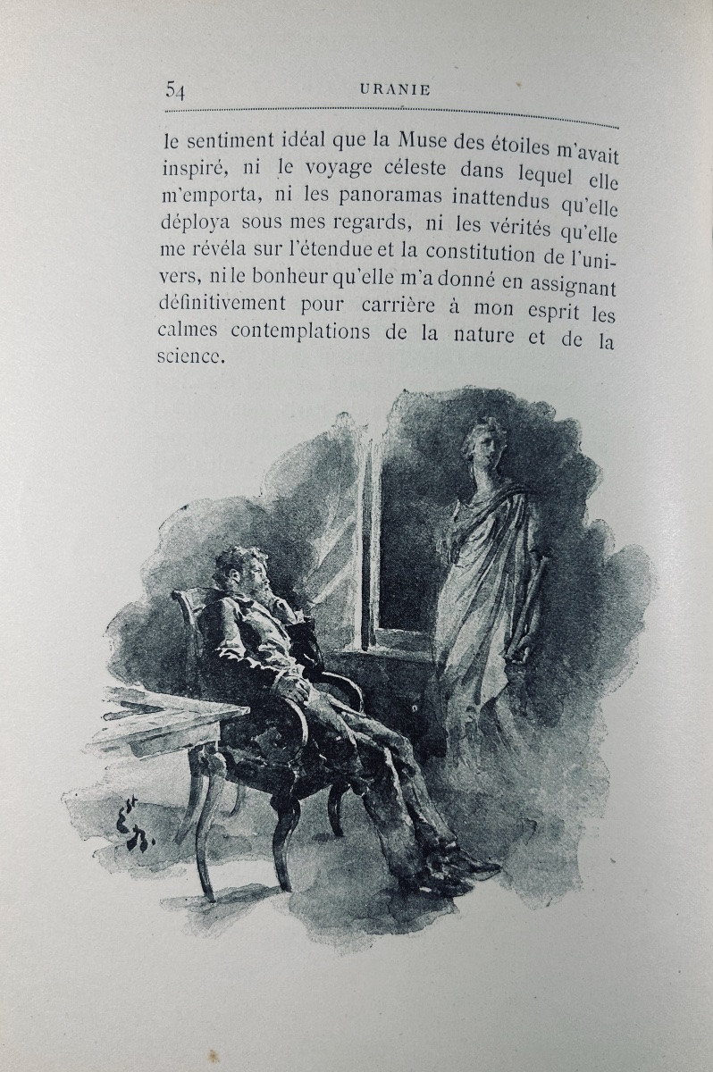 FLAMMARION (Camille) - Uranie. Marpon et Flammarion, 1889, cartonnage d'éditeur, illustré.-photo-6
