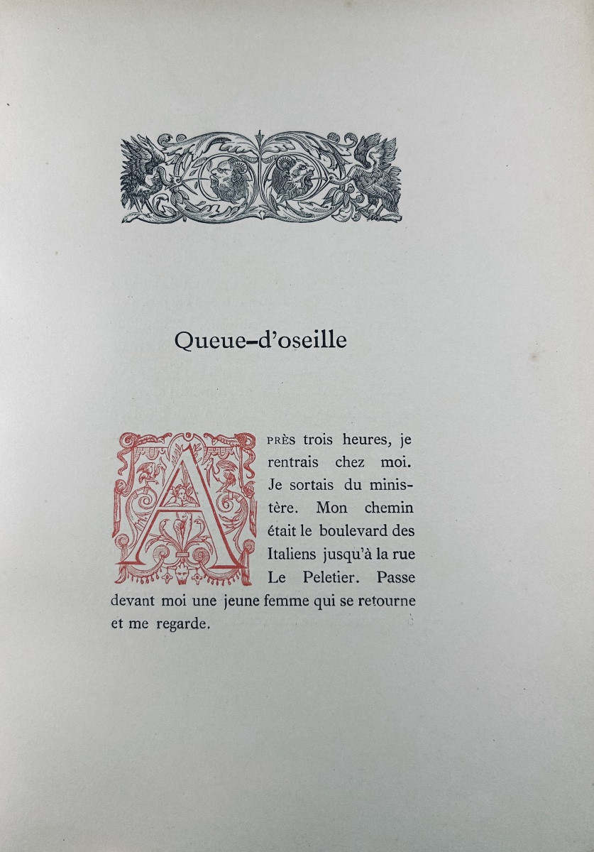 FLEURICHAMP - Queue-d'oseille. Souvenirs de jeunesse. Lemerre, 1878, illustration de FOULHOUSE.-photo-2