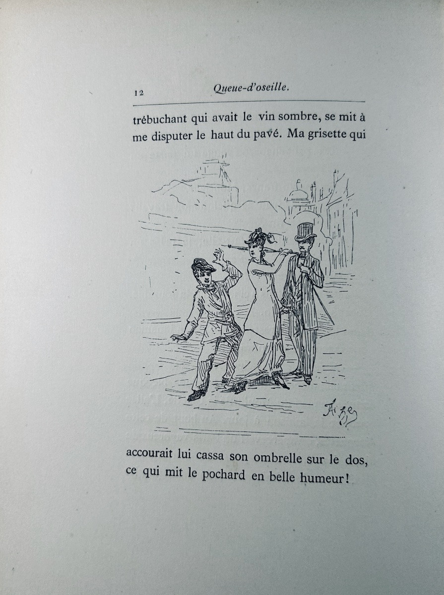 FLEURICHAMP - Queue-d'oseille. Souvenirs de jeunesse. Lemerre, 1878, illustration de FOULHOUSE.-photo-4