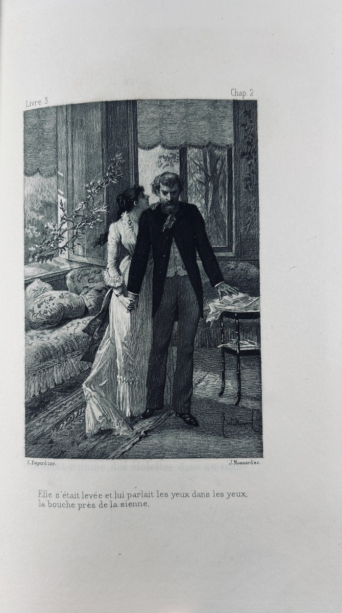 Daudet (alphonse) - Fromont Jeune And Risler Ainé. Moeurs Parisiennes. Conquet, 1885, Bound.-photo-1