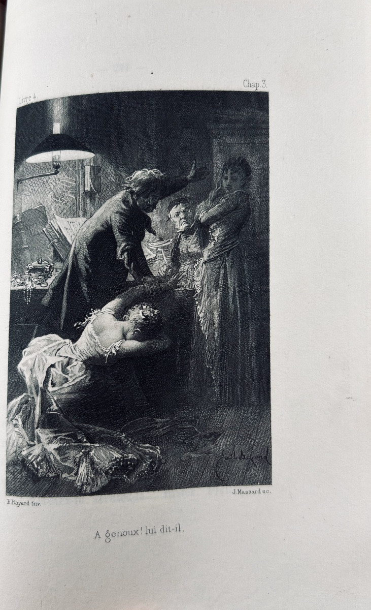 Daudet (alphonse) - Fromont Jeune And Risler Ainé. Moeurs Parisiennes. Conquet, 1885, Bound.