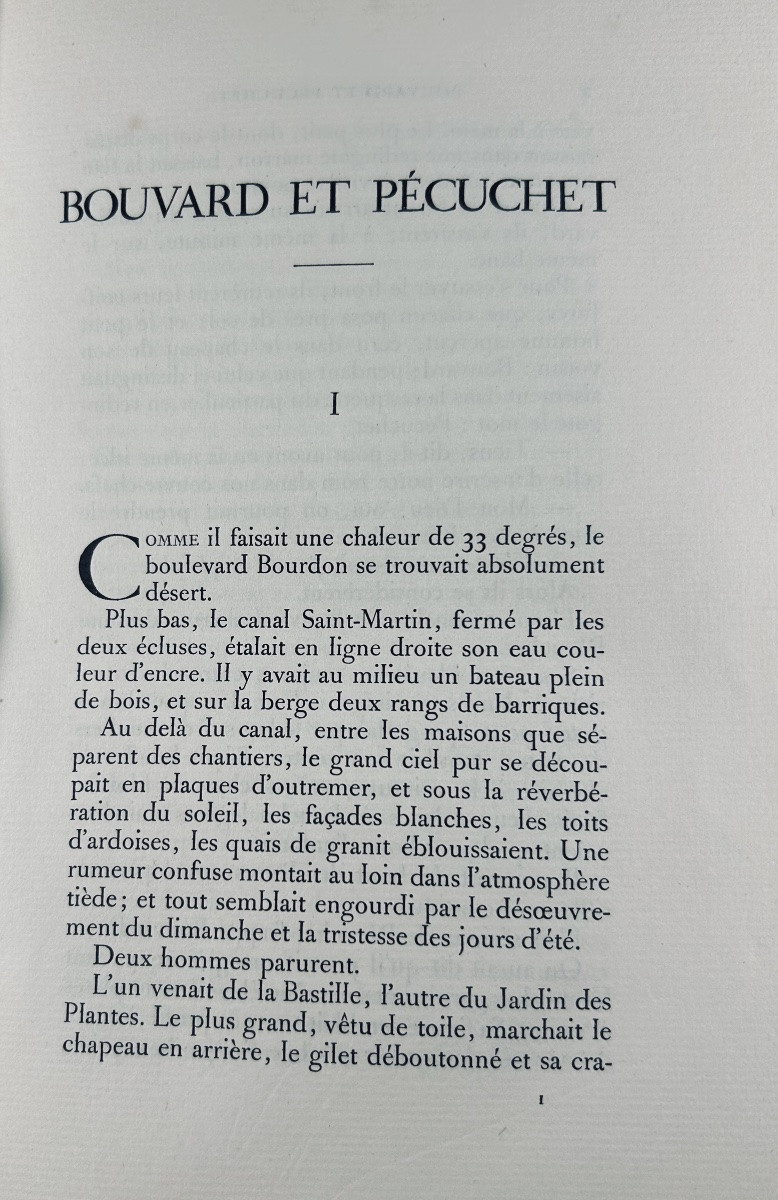Flaubert (gustave) - Bouvard Et Pécuchet. Connard, 1910, Binding Signed Canape.-photo-1
