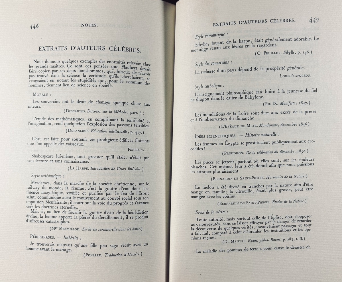 Flaubert (gustave) - Bouvard Et Pécuchet. Connard, 1910, Binding Signed Canape.-photo-6