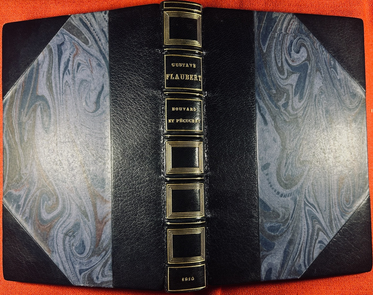 Flaubert (gustave) - Bouvard Et Pécuchet. Connard, 1910, Binding Signed Canape.