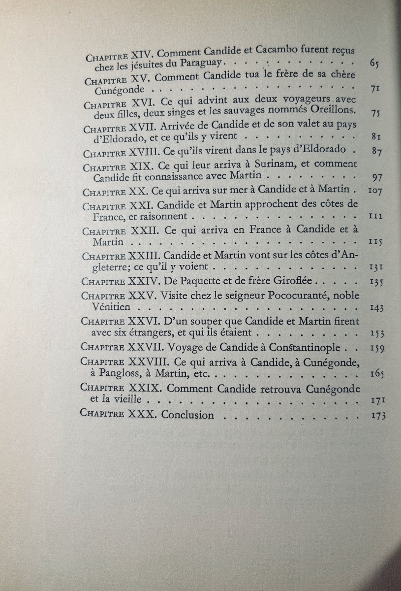 Voltaire - Candide Ou l'Optimisme. Rombaldi, 1939, With A Frontispiece By Bertommé Saint-andré.-photo-2