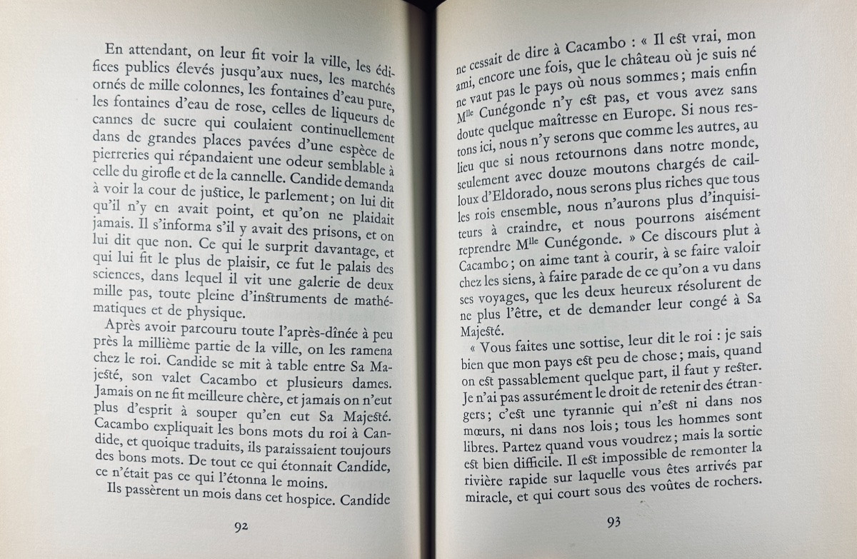 Voltaire - Candide Ou l'Optimisme. Rombaldi, 1939, With A Frontispiece By Bertommé Saint-andré.-photo-5