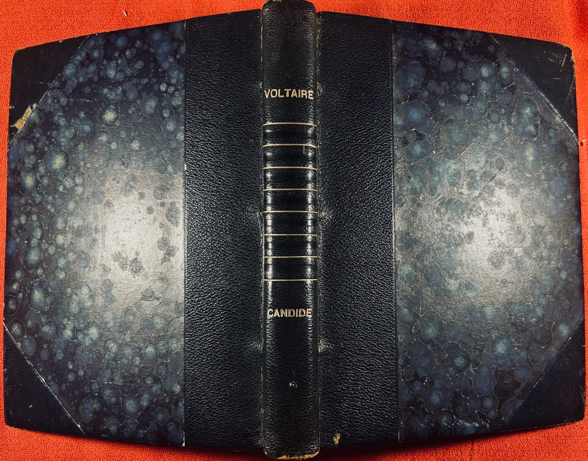 Voltaire - Candide Ou l'Optimisme. Rombaldi, 1939, With A Frontispiece By Bertommé Saint-andré.-photo-8