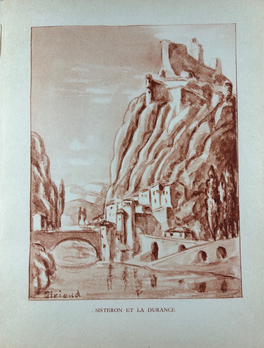[GIRIEUD] - GIONO (Jean) - Provence. Source Perrier, 1939. Broché, couverture illustrée.-photo-4