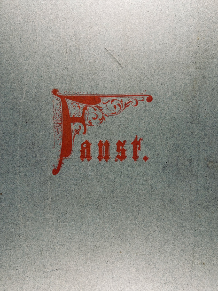 GOETHE - Faust. Hachette, 1878. Illustrations de Sandor Liezen-Mayer. Exemplaire n°1, chemise.-photo-8
