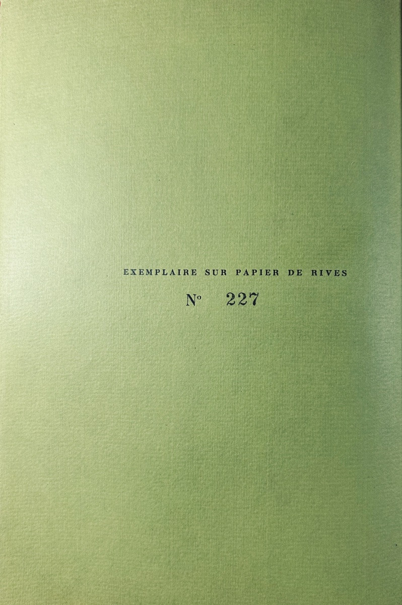 Goethe - Faust And The Second Faust. Georges Crès Et Cie, 1913, On Almond Green Rives Paper.-photo-2