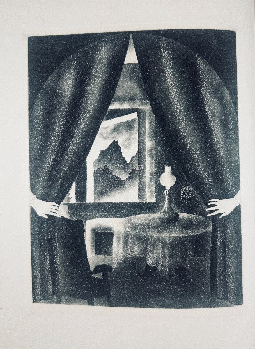 GREEN (Julien) - Mont-Cinère, première édition complète. Plon, 1928, reliure demi-veau rouge.-photo-8