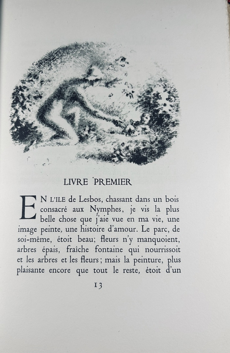 [guérin] - Longus - Les Amours Pastorales De Daphnis & Chloé. Georg Et Cie, 1923.-photo-3