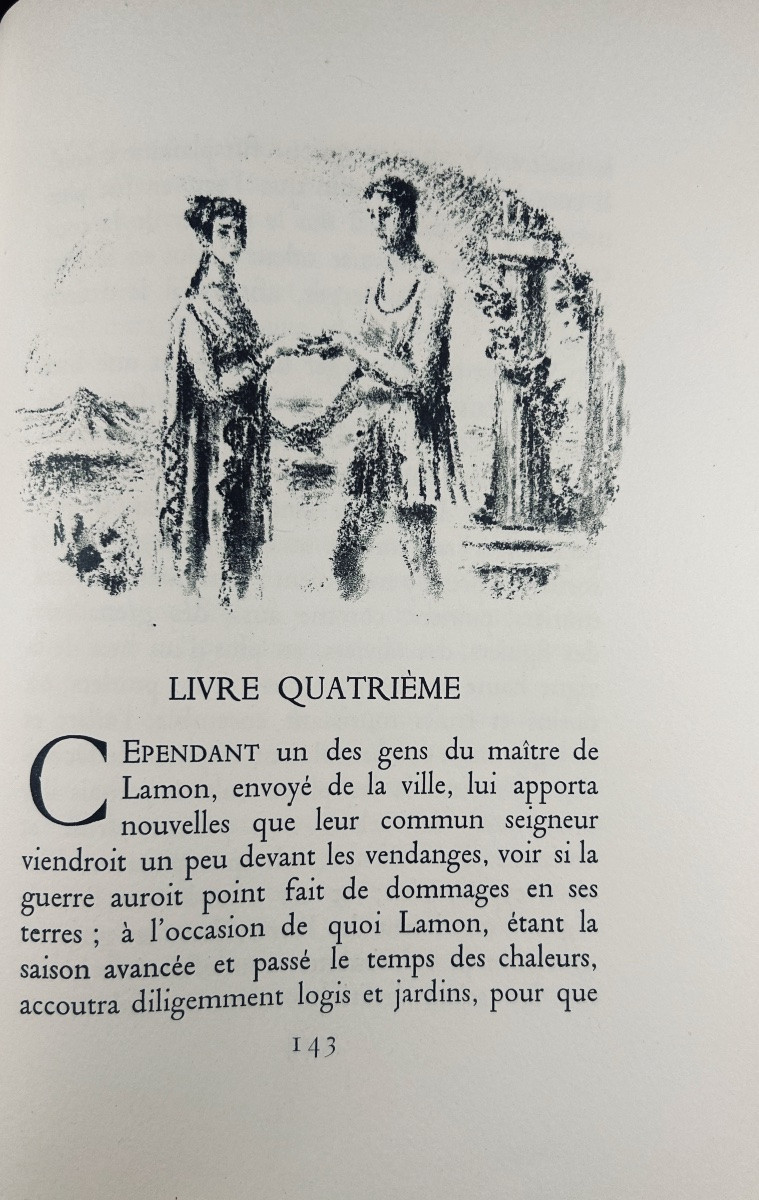[guérin] - Longus - Les Amours Pastorales De Daphnis & Chloé. Georg Et Cie, 1923.-photo-6