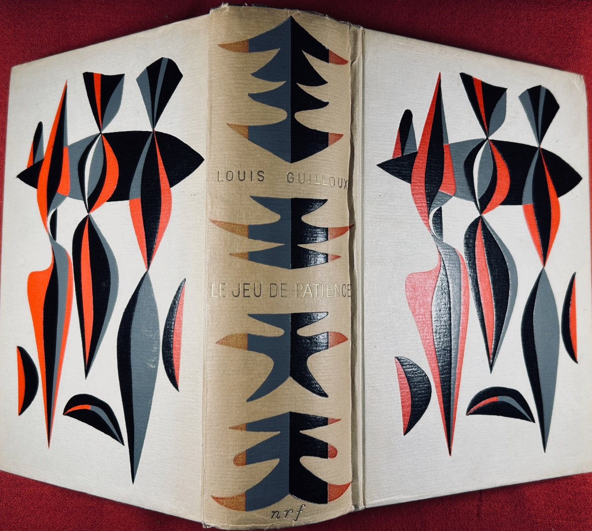 GUILLOUX (Louis) - Le Jeu de patience. Gallimard, 1949, cartonnage de Mario Prassinos.-photo-4