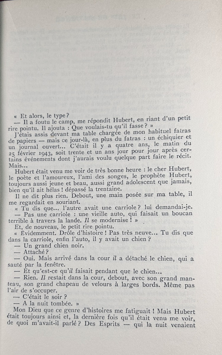 GUILLOUX (Louis) - Le Jeu de patience. Gallimard, 1949, cartonnage de Mario Prassinos.-photo-5