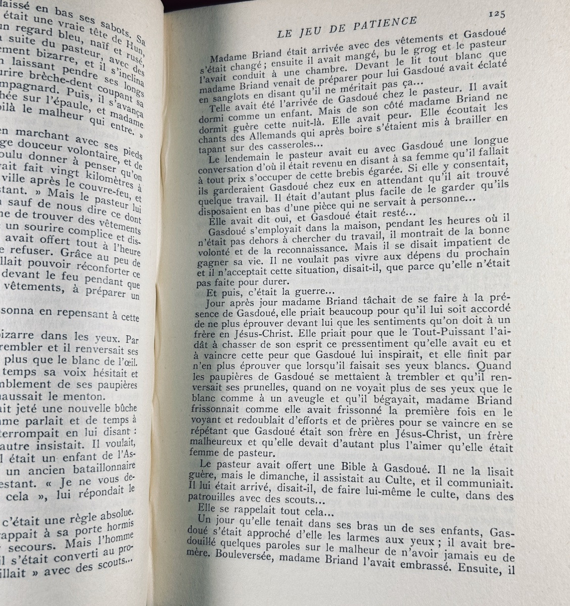 GUILLOUX (Louis) - Le Jeu de patience. Gallimard, 1949, cartonnage de Mario Prassinos.-photo-6