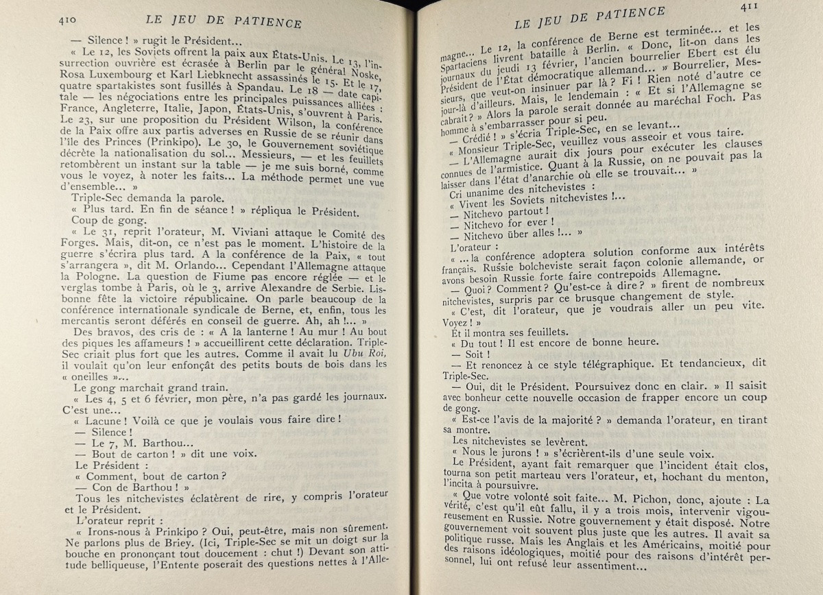 GUILLOUX (Louis) - Le Jeu de patience. Gallimard, 1949, cartonnage de Mario Prassinos.-photo-7
