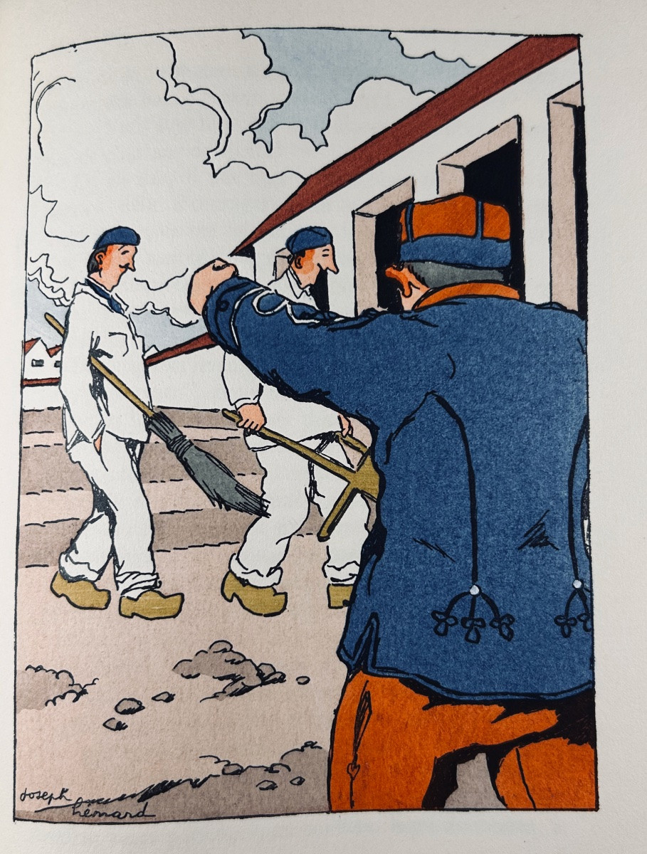 [hémard] - Courteline (georges) - Oeuvres Complètes Illustrées De Georges Courteline. 1929.-photo-3