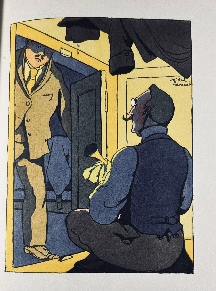 [hémard] - Courteline (georges) - Oeuvres Complètes Illustrées De Georges Courteline. 1929.-photo-3