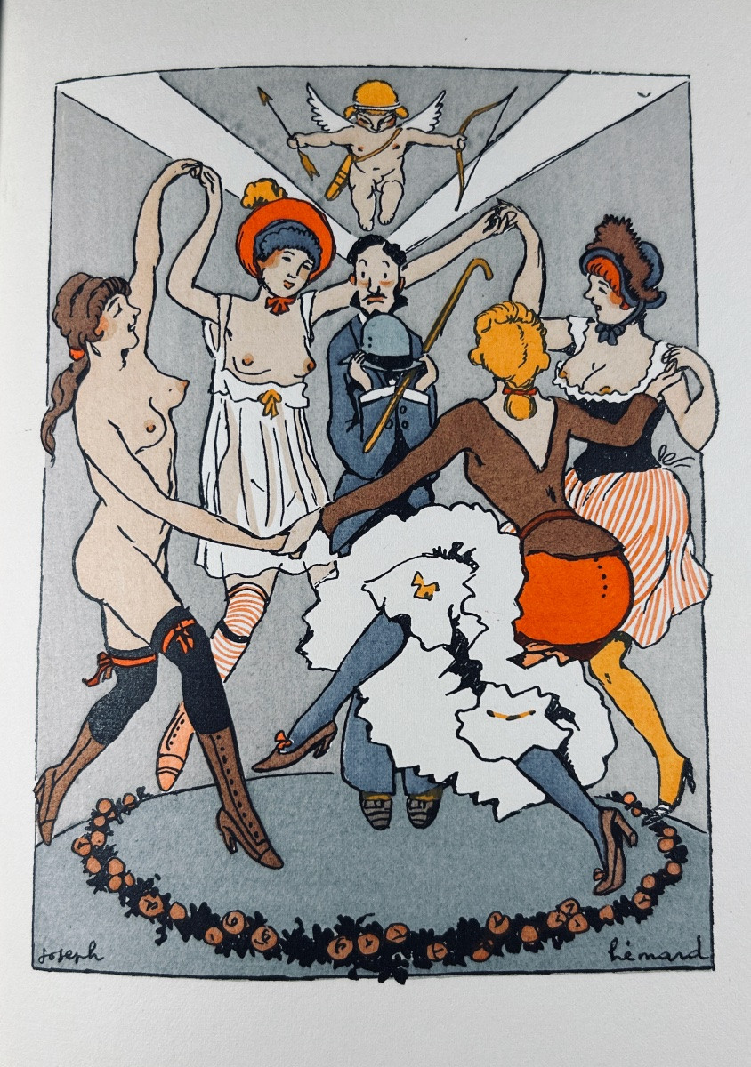 [hémard] - Courteline (georges) - Oeuvres Complètes Illustrées De Georges Courteline. 1929.-photo-4