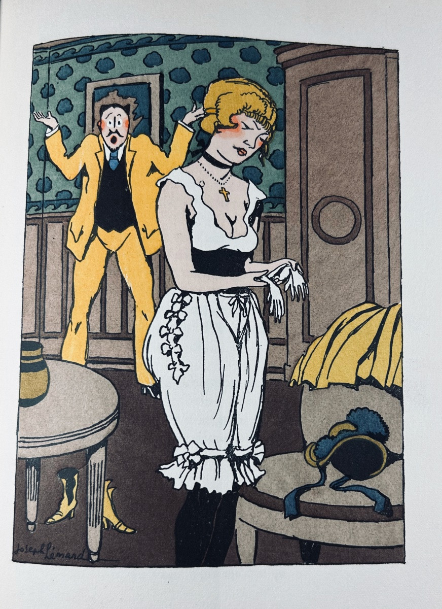 [hémard] - Courteline (georges) - Oeuvres Complètes Illustrées De Georges Courteline. 1929.-photo-5