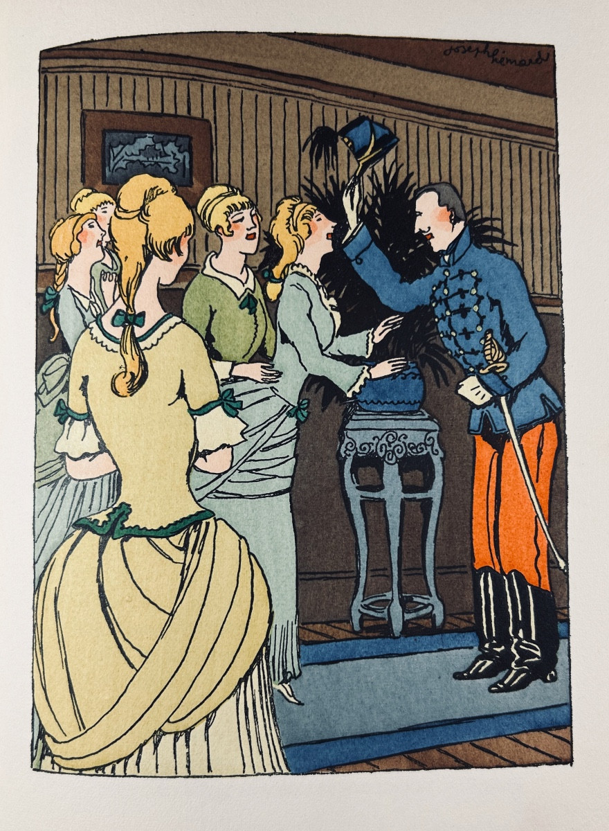 [hémard] - Courteline (georges) - Oeuvres Complètes Illustrées De Georges Courteline. 1929.