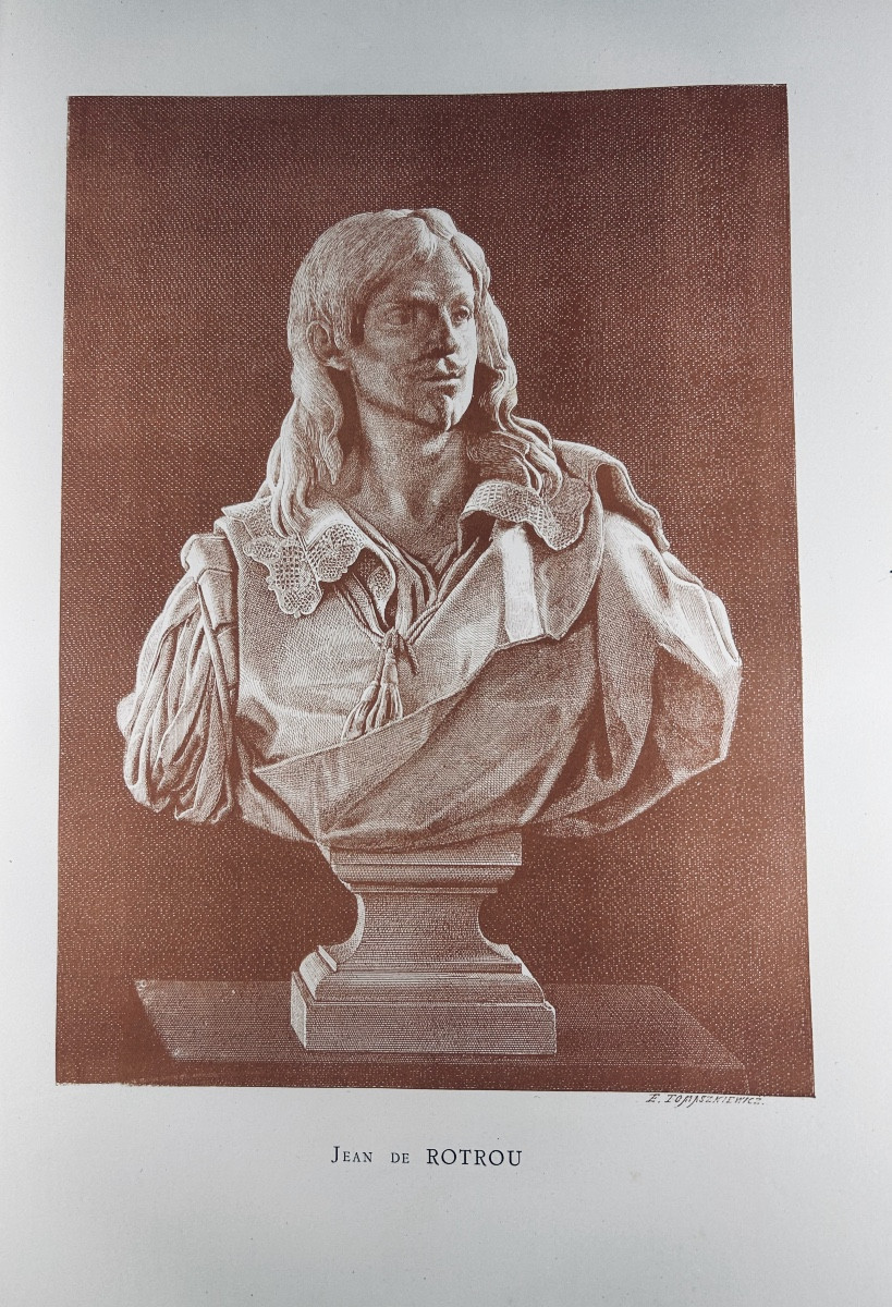 Houssaye - La Comédie Française 1680-1880. Ludovic Baschet, 1880, Publisher's Red Hardback.-photo-4