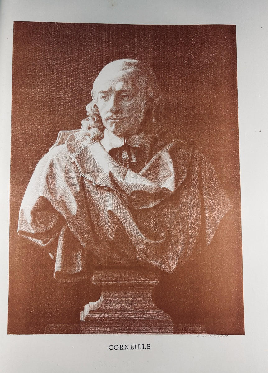 Houssaye - La Comédie Française 1680-1880. Ludovic Baschet, 1880, Publisher's Red Hardback.-photo-1