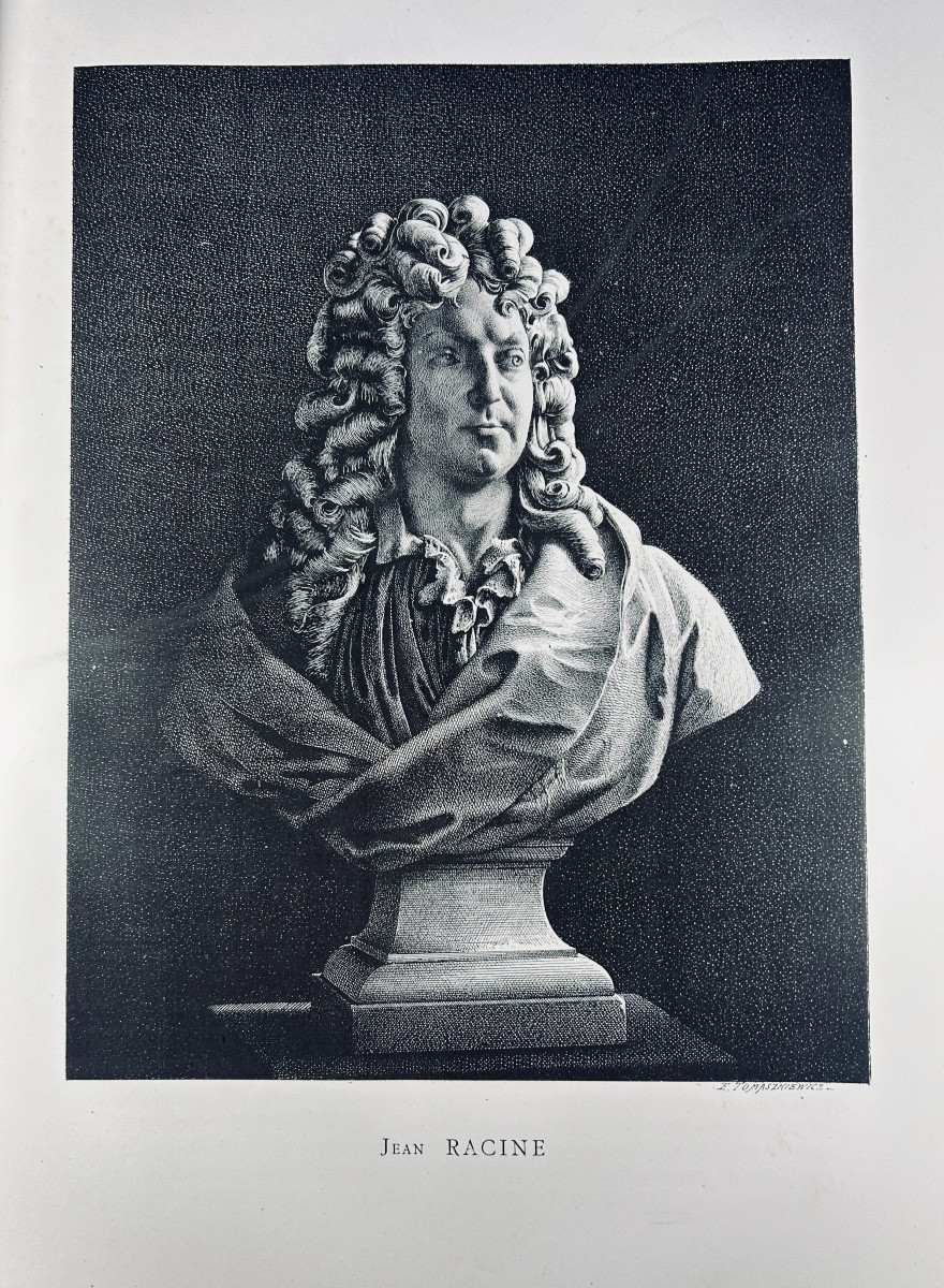 Houssaye - La Comédie Française 1680-1880. Ludovic Baschet, 1880, Publisher's Red Hardback.-photo-2