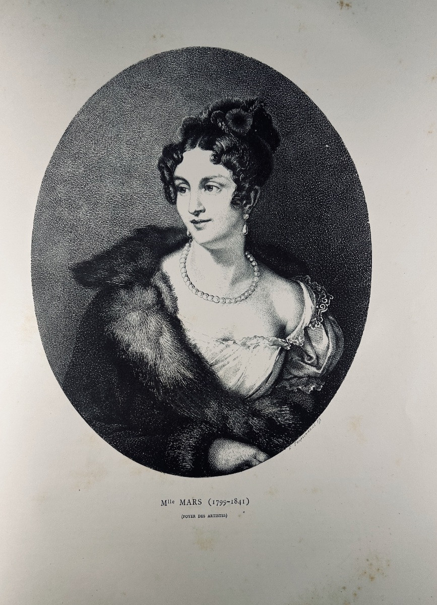 Houssaye - La Comédie Française 1680-1880. Ludovic Baschet, 1880, Publisher's Red Hardback.-photo-7