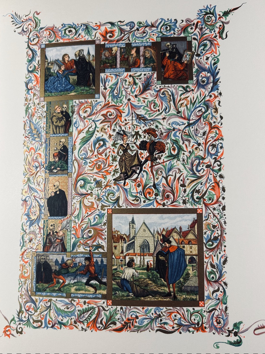 [hubert] - Villon - Oeuvres. André Vial And éditions De l'Odéon, 1959, Publisher's Binding.-photo-2