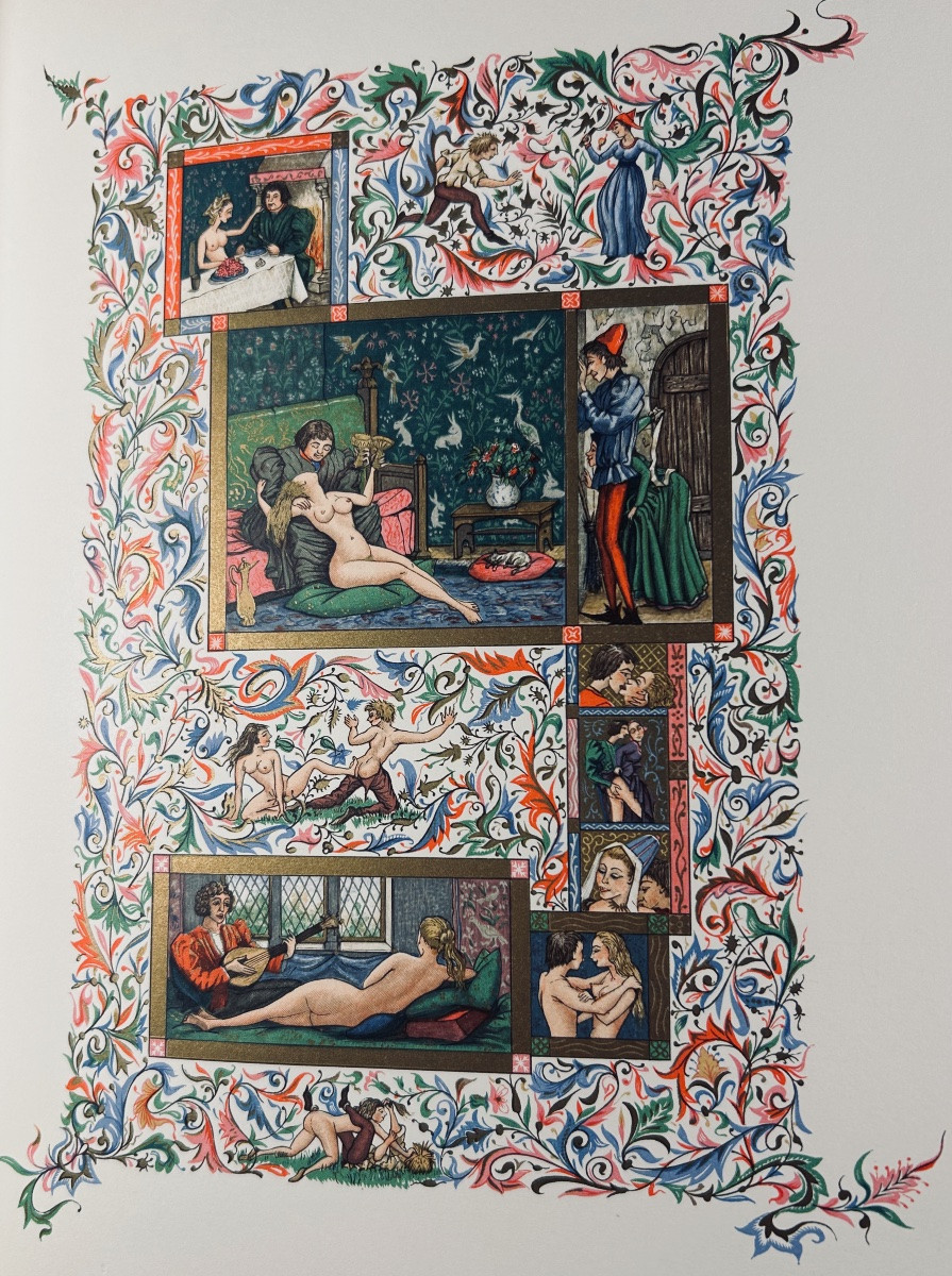 [hubert] - Villon - Oeuvres. André Vial And éditions De l'Odéon, 1959, Publisher's Binding.-photo-5
