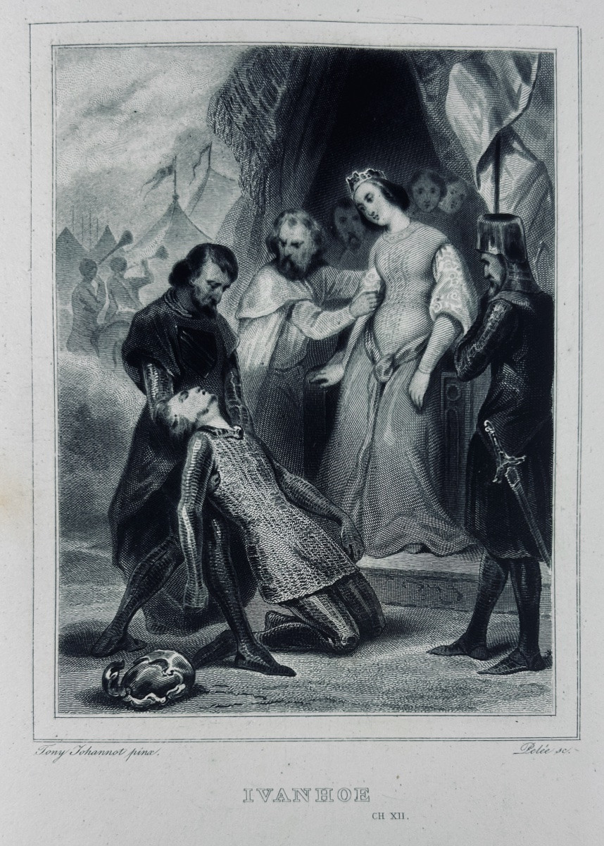 JOHANNOT (Alfred et Tony) - Trente vignettes pour les oeuvres de Walter Scott. Furne, 1830.-photo-1