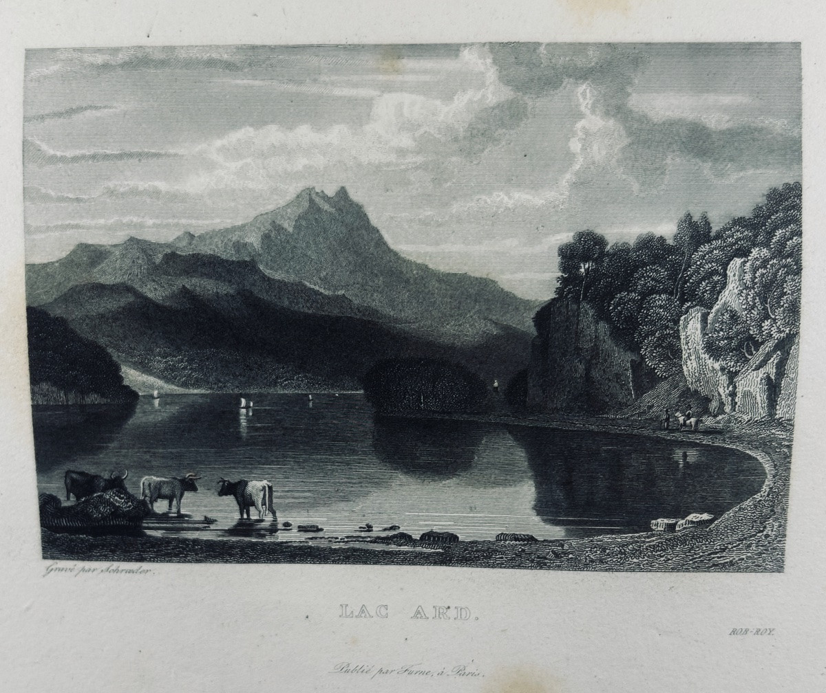 JOHANNOT (Alfred et Tony) - Trente vignettes pour les oeuvres de Walter Scott. Furne, 1830.-photo-5