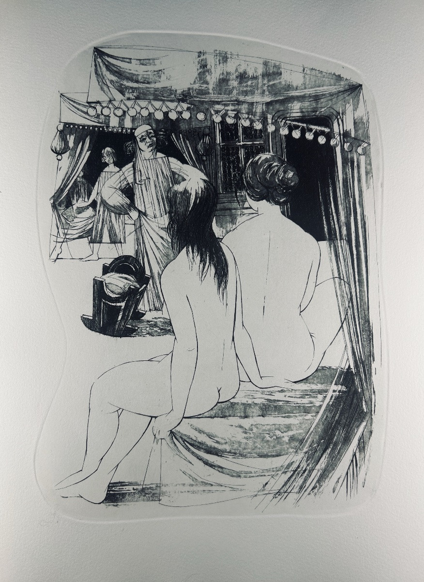 [KING] - LA FONTAINE (Jean de) - Cinq contes de La Fontaine. Les Pharmaciens Bibliophiles, 1975-photo-1