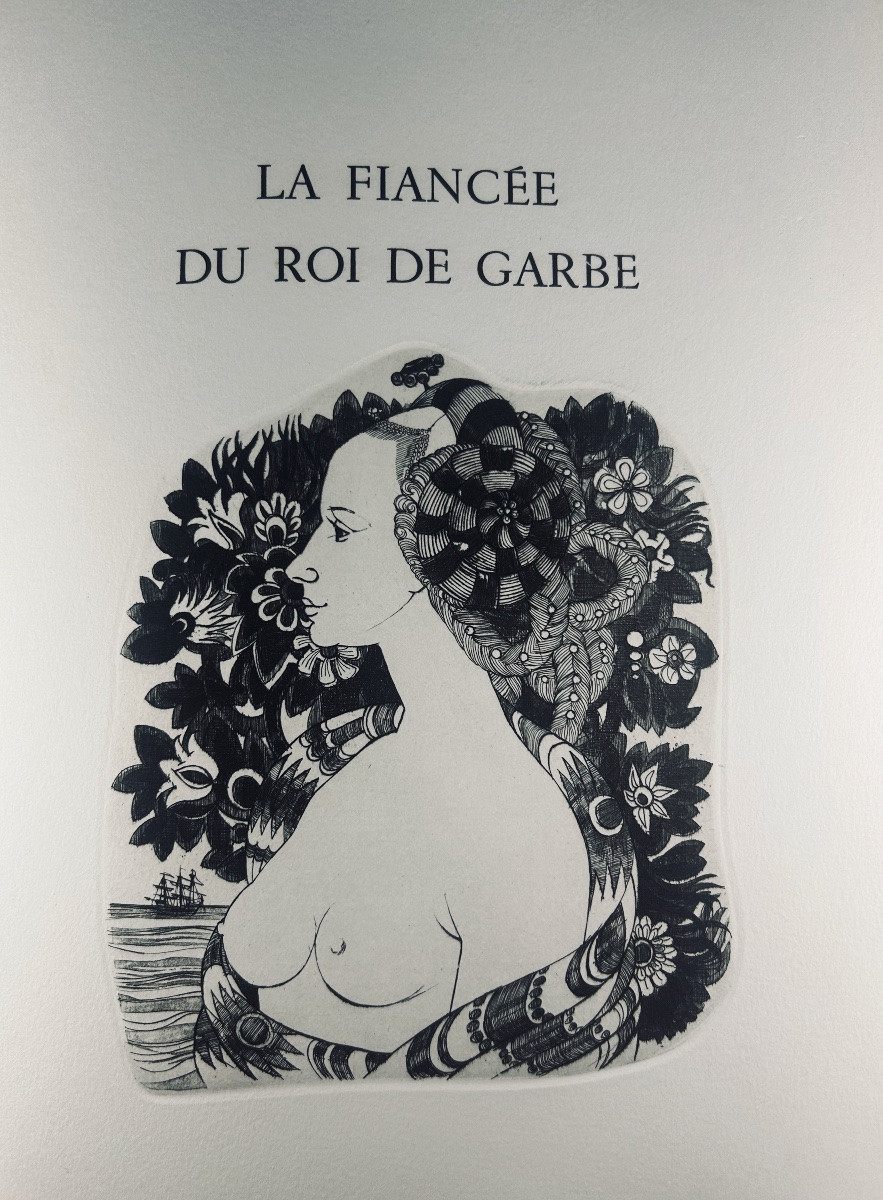 [KING] - LA FONTAINE (Jean de) - Cinq contes de La Fontaine. Les Pharmaciens Bibliophiles, 1975-photo-4
