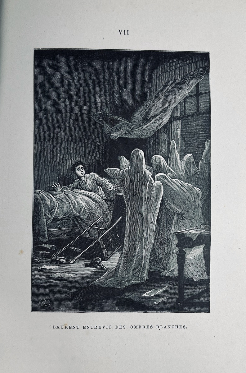 LAURIE (André) - La Vie de collège en Angleterre. Hetzel, vers 1860, cartonnage d'éditeur.-photo-4