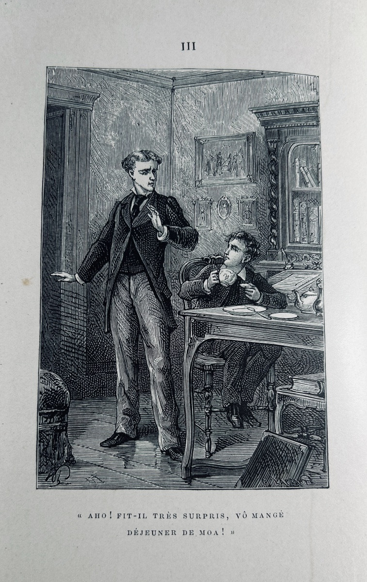 LAURIE (André) - La Vie de collège en Angleterre. Hetzel, vers 1860, cartonnage d'éditeur.-photo-8