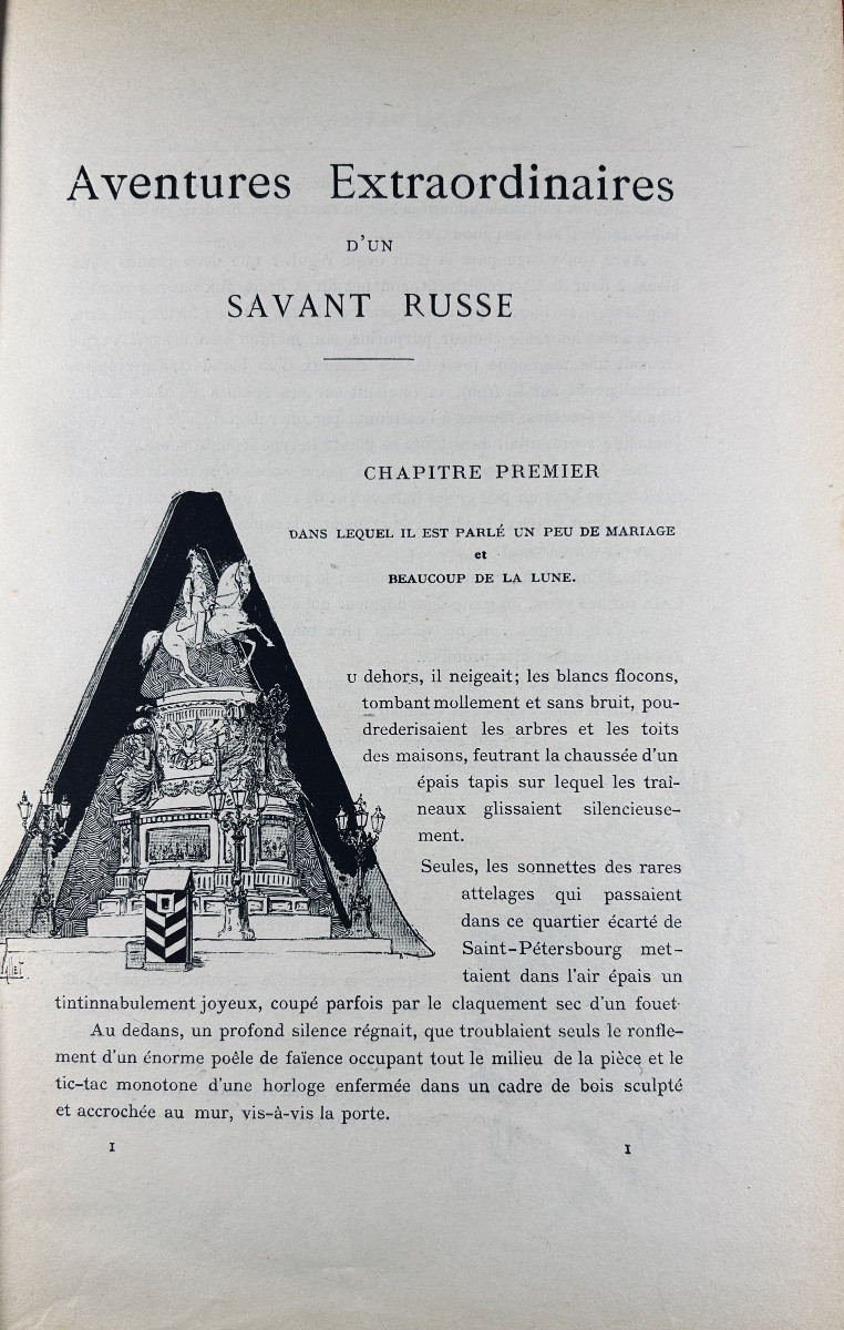 Le Faure & Graffigny - Extraordinary Adventures Of A Russian Scientist. Part 1 The Moon. 1889.-photo-1