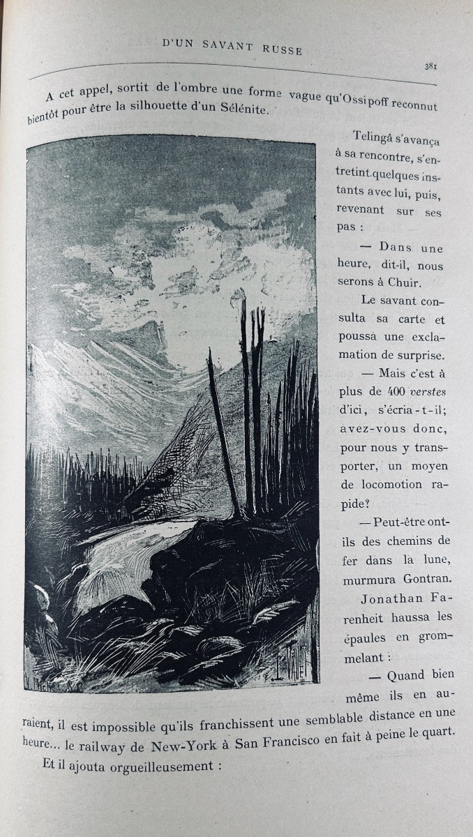 Le Faure & Graffigny - Extraordinary Adventures Of A Russian Scientist. Part 1 The Moon. 1889.-photo-8
