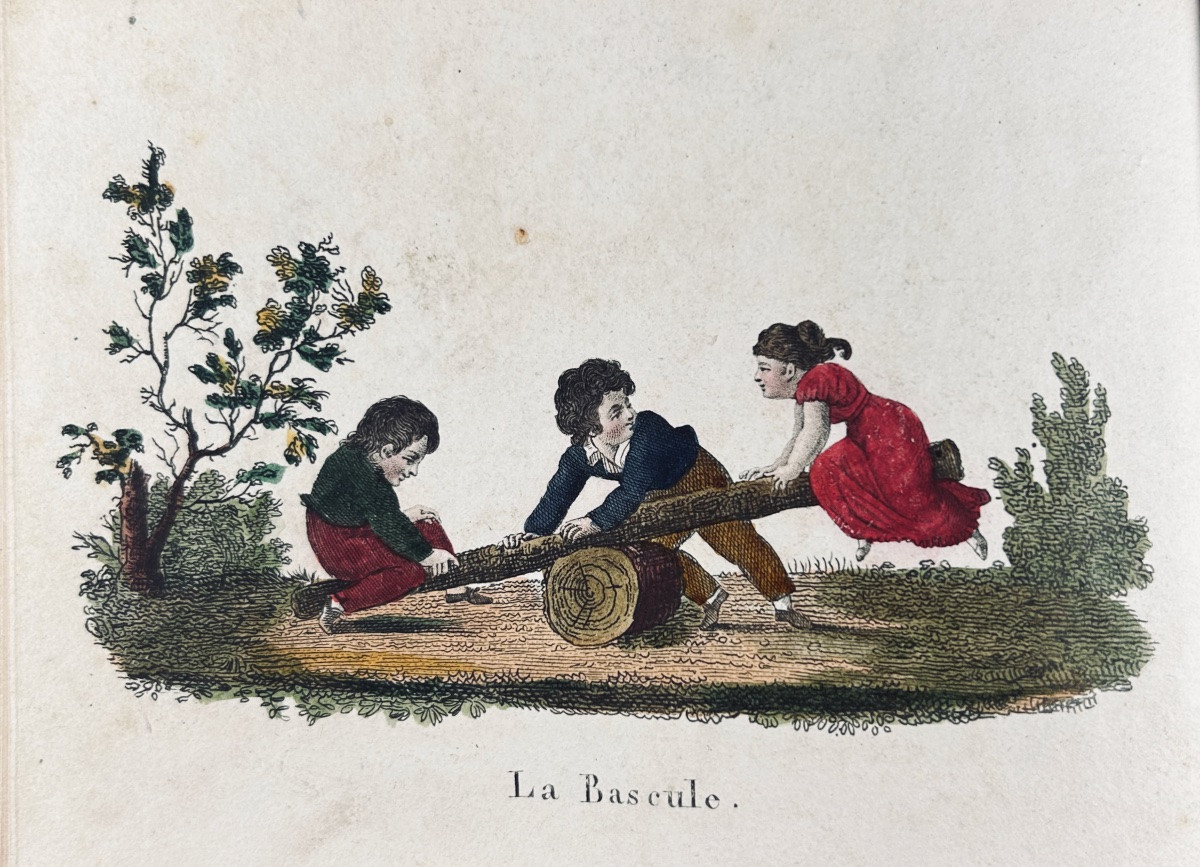 LEHUBY (P.C.) - Les divertissemens de l'enfance ou gravures représentant divers jeux. Vers 1840-photo-4
