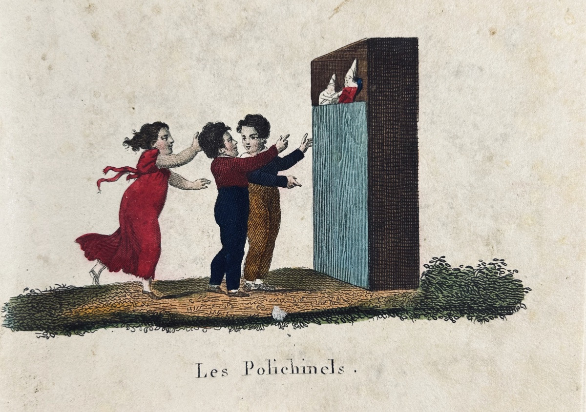 LEHUBY (P.C.) - Les divertissemens de l'enfance ou gravures représentant divers jeux. Vers 1840-photo-1
