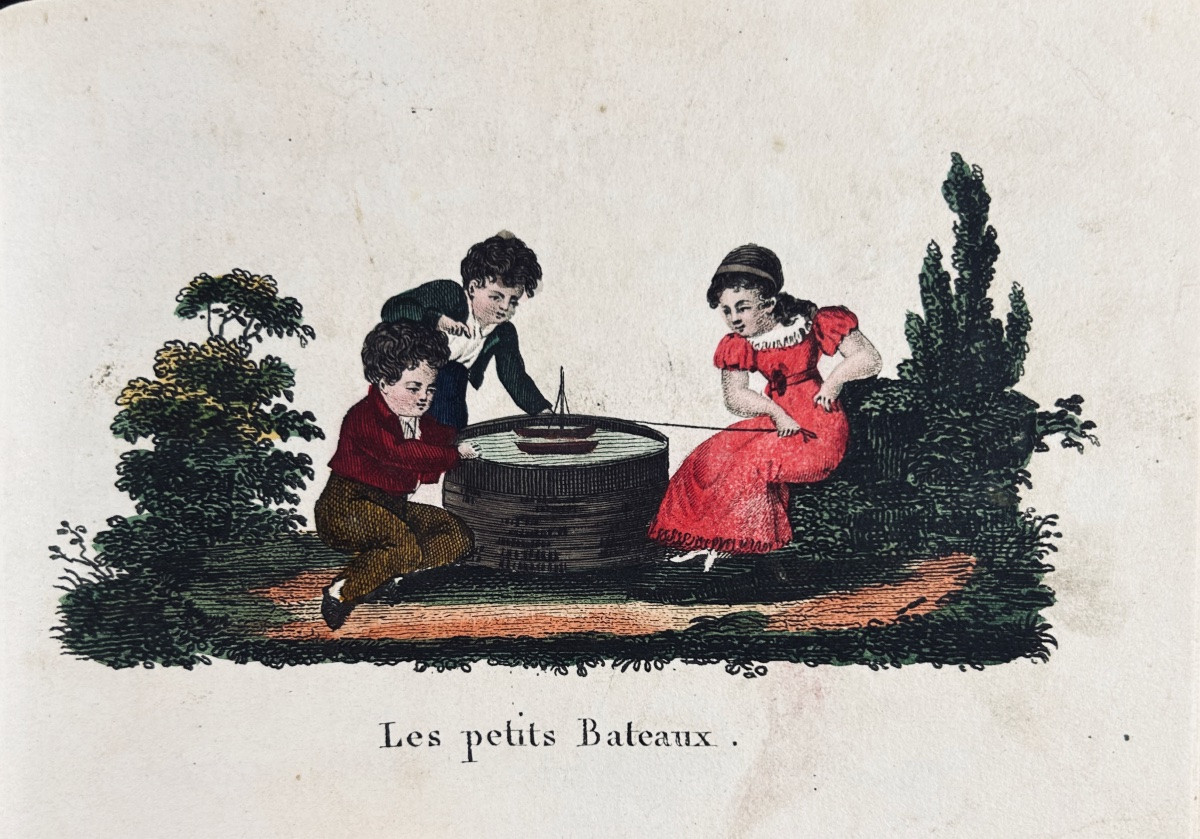 LEHUBY (P.C.) - Les divertissemens de l'enfance ou gravures représentant divers jeux. Vers 1840-photo-3