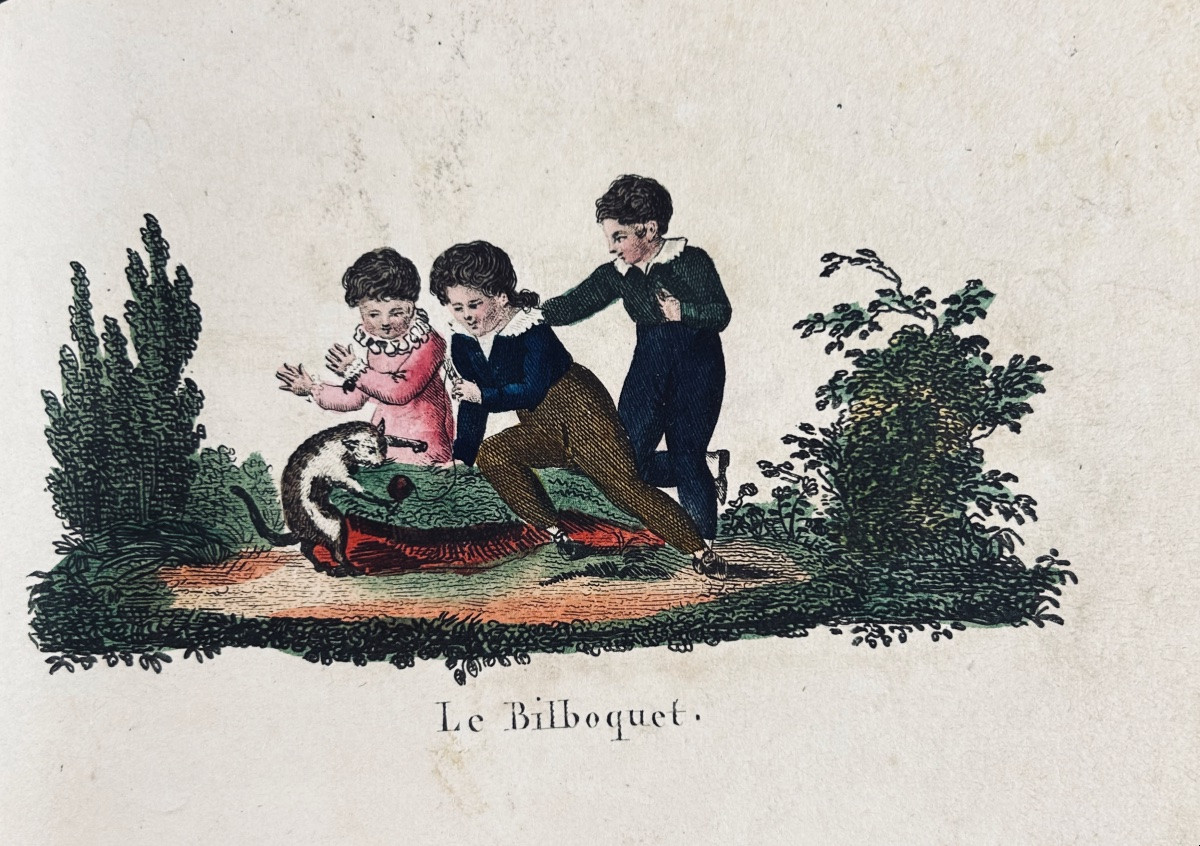 LEHUBY (P.C.) - Les divertissemens de l'enfance ou gravures représentant divers jeux. Vers 1840-photo-5