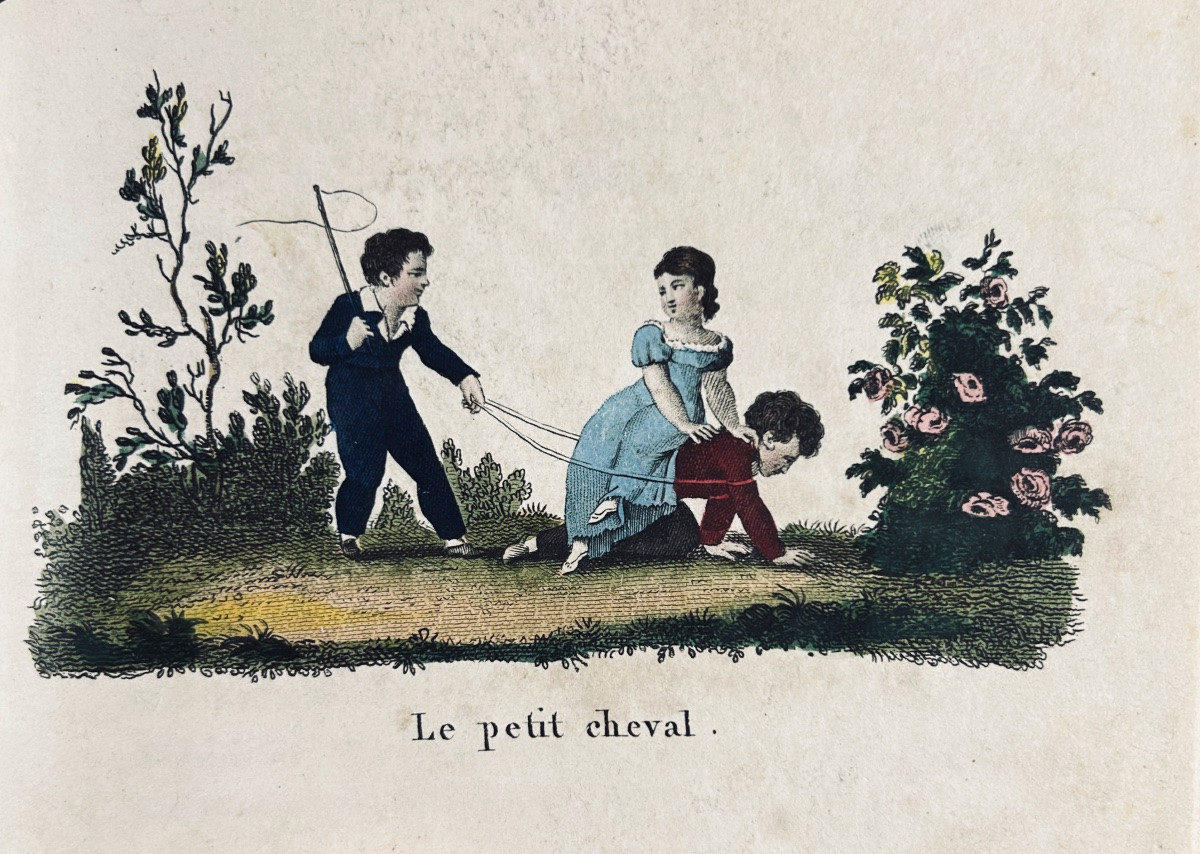 LEHUBY (P.C.) - Les divertissemens de l'enfance ou gravures représentant divers jeux. Vers 1840-photo-7